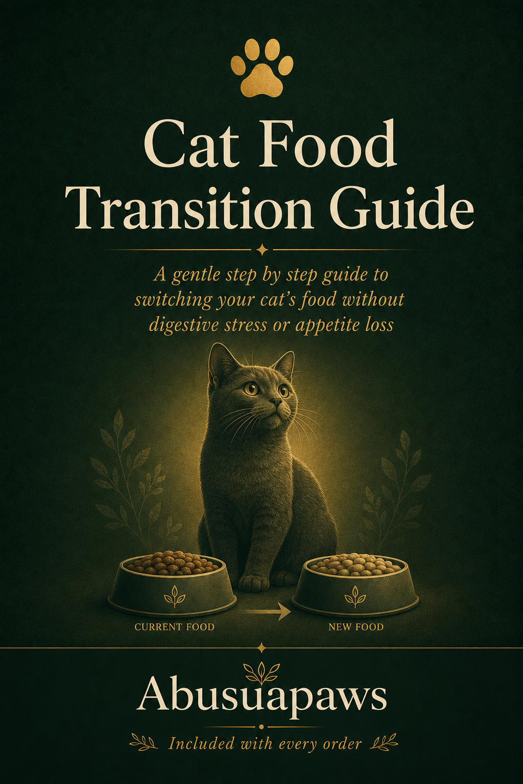 Cat Food Transition Guide — Free Bonus with every order