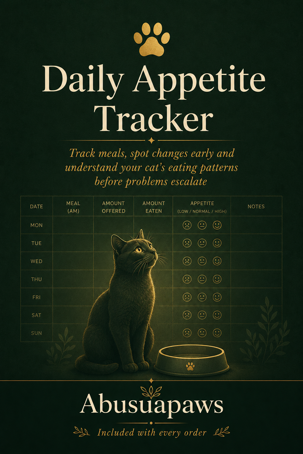 Daily Appetite Tracker